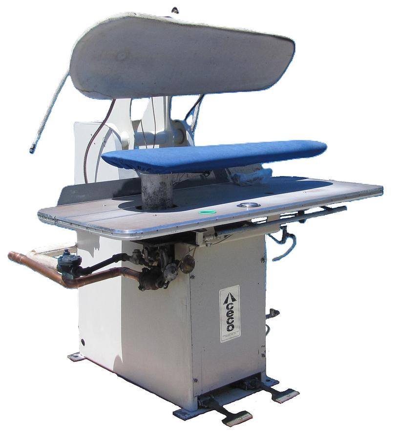 Used Ceco Dry Cleaning Machine Ironing Steam Press Steam & Air Operated Cissell Type