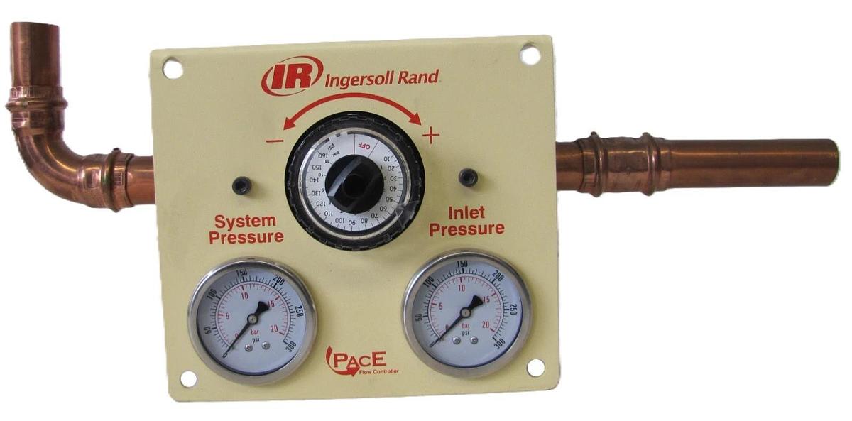 Used Ingersoll Rand Air Pressure Pace Control Regulator 1/2" NPT, 0 to 160 psi