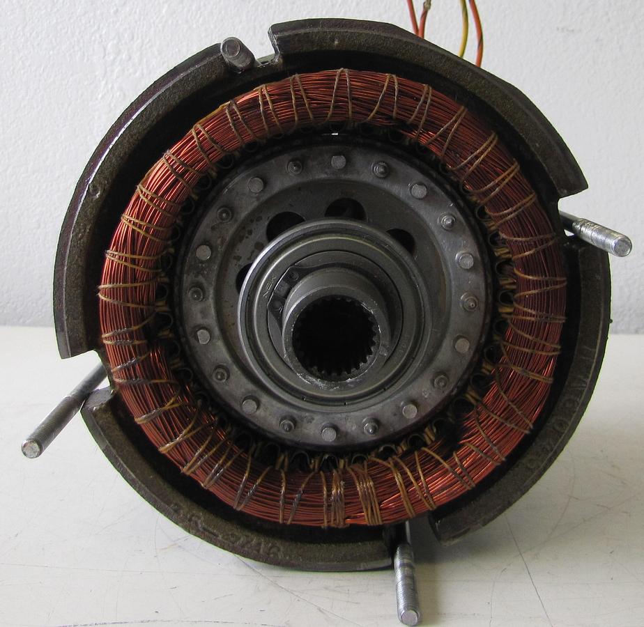 Used CM Electric Motor Assembly Rotor & Stator 367050 for RRT 3 Ton Chain Hoist