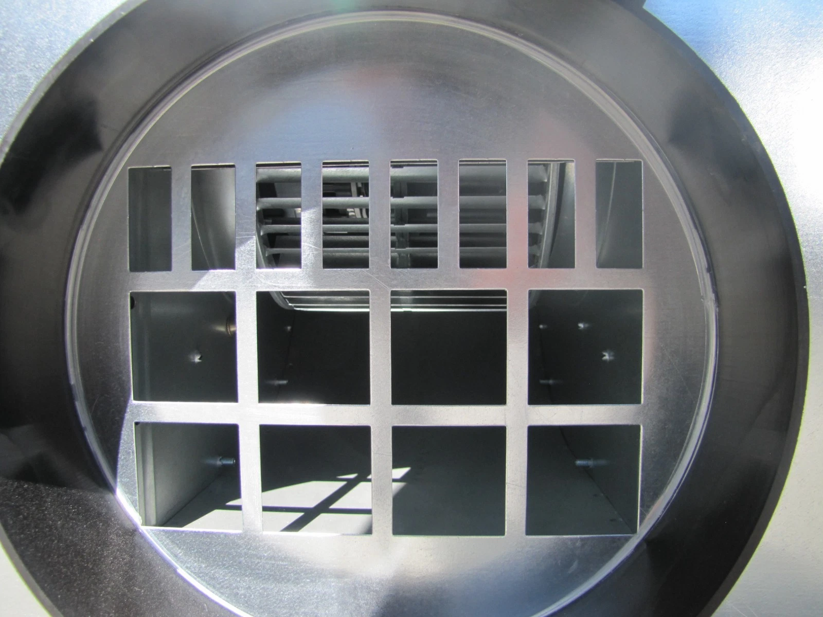 Used Syclone Negative Air Scrubber HEPA Filter 2000 CFM 115V 2 Speed Duct Port 29587
