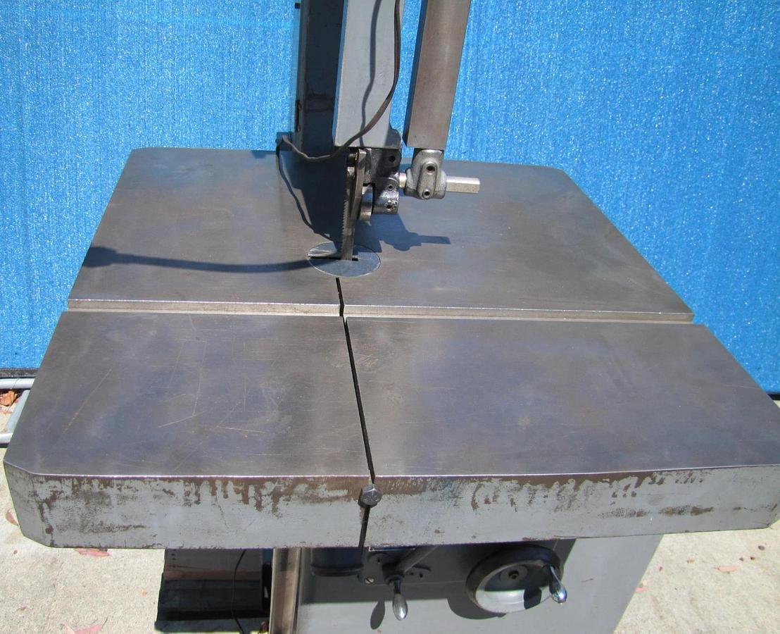 Used Rockwell 28-500 Vertical Band Saw Variable Speed 1HP 230V 1PH New Bi-Metal Blade