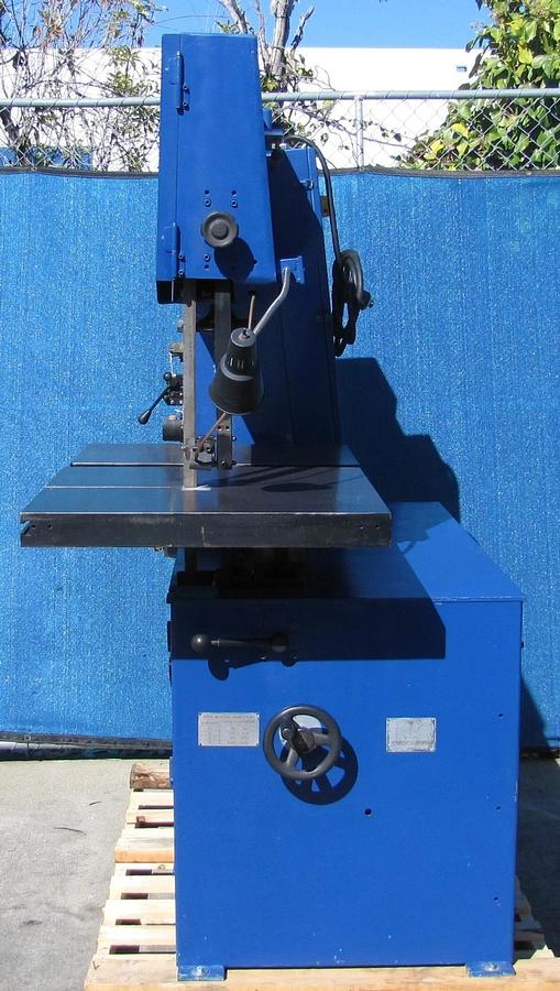 Used WF Wells & Sons V4012 Vertical Bandsaw Blade Welder 230V 3 Phase Variable Speed