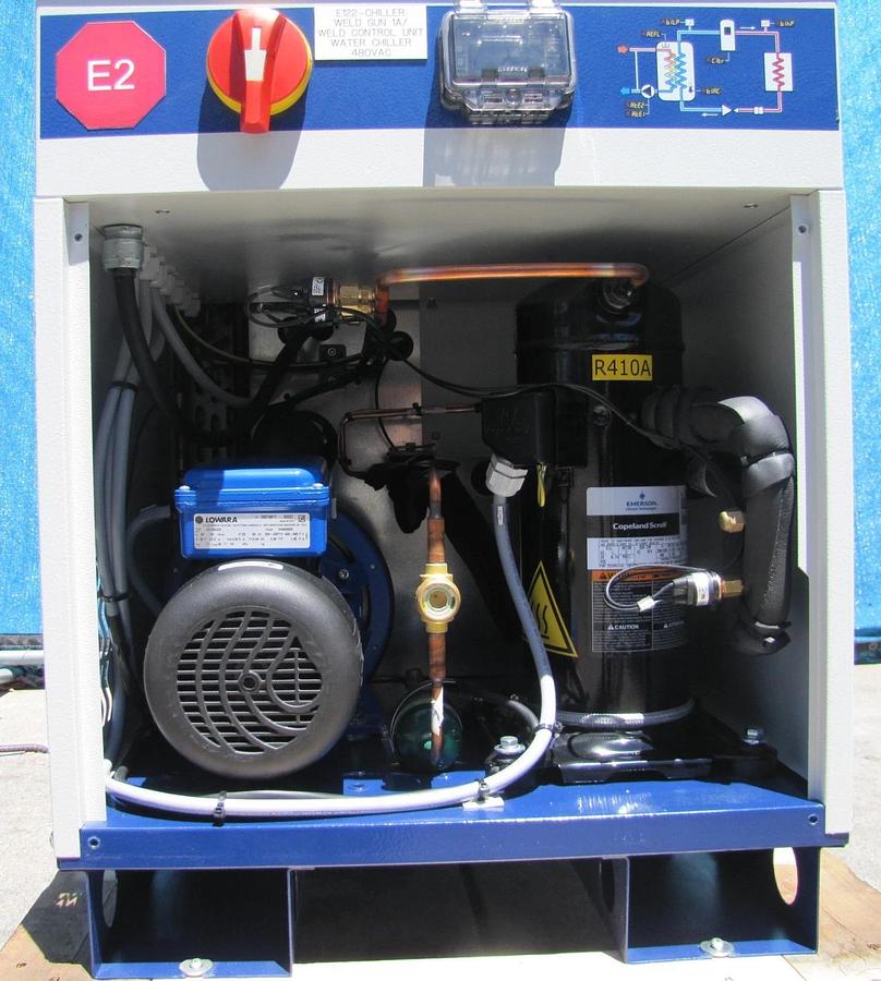 Used 2021 MTA TAEevo TECH 020 Air Cooled Water Chiller 2 Ton 24120 BTU 460V 3 Phase