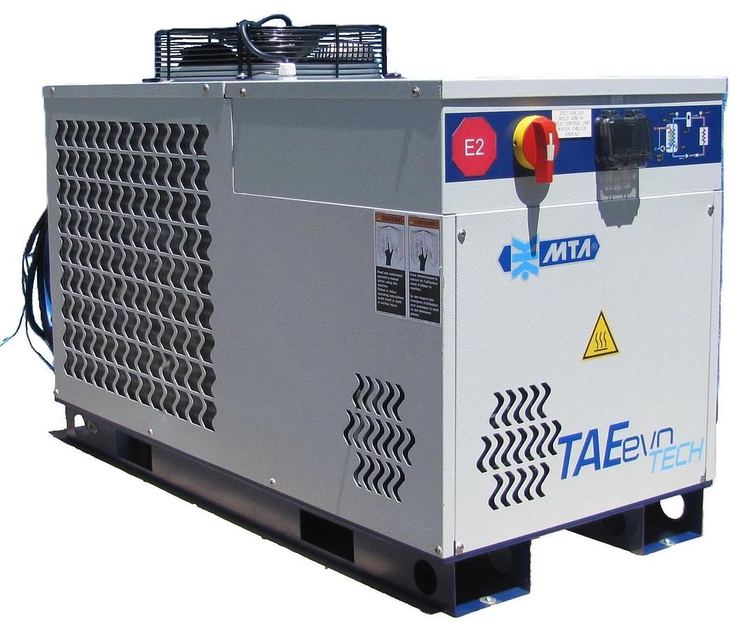 Used 2021 MTA TAEevo TECH 020 Air Cooled Water Chiller 2 Ton 24120 BTU 460V 3 Phase