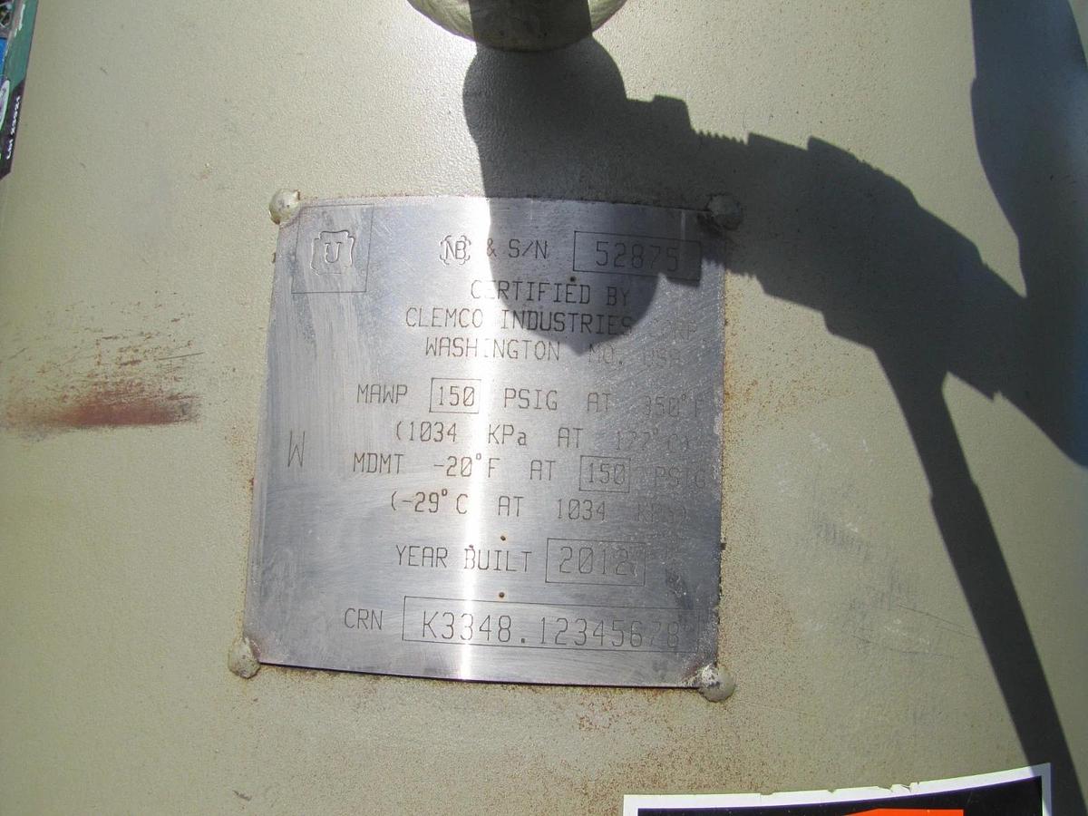 Used Clemco 2450 Classic 150 Portable Sand Blaster Blast Pot 6 CU FT 600 LBS