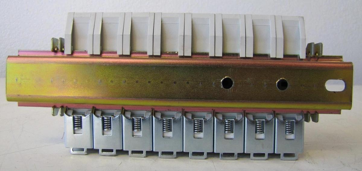 Used Lot of 8 Siemens 3NW7011 Modular Fuse Holders for Class CC Fuses 32 amp 30A DIN