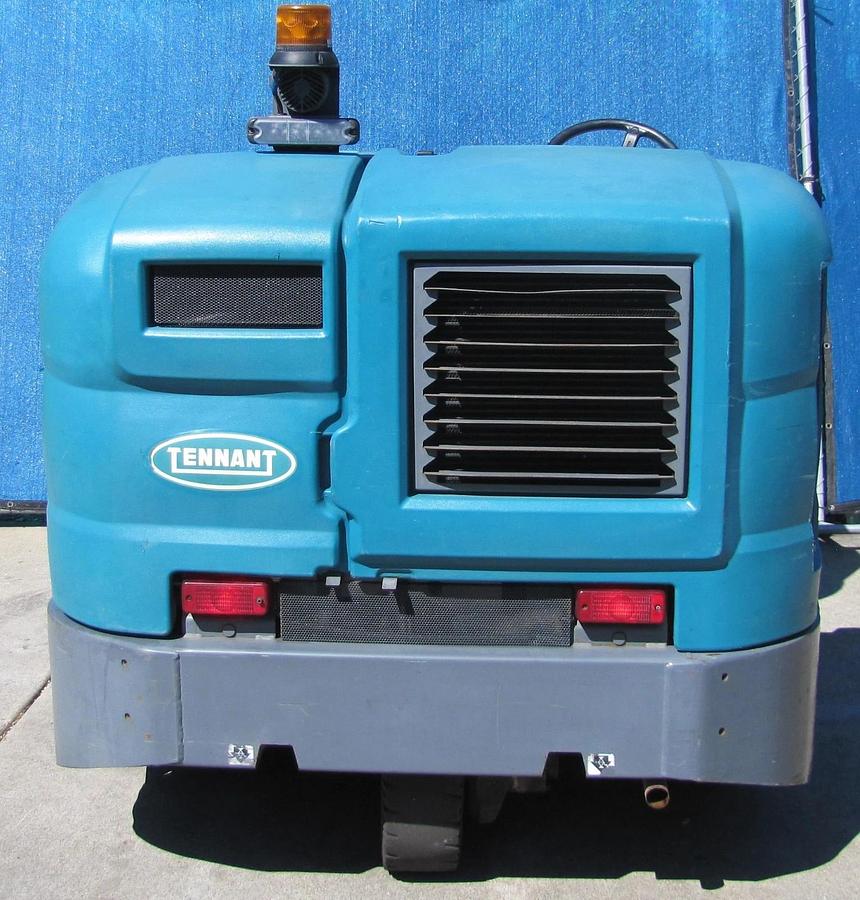 Used Tennant S30 Ride On Parking Lot Sweeper LP Propane GM 1600 Vortec Engine