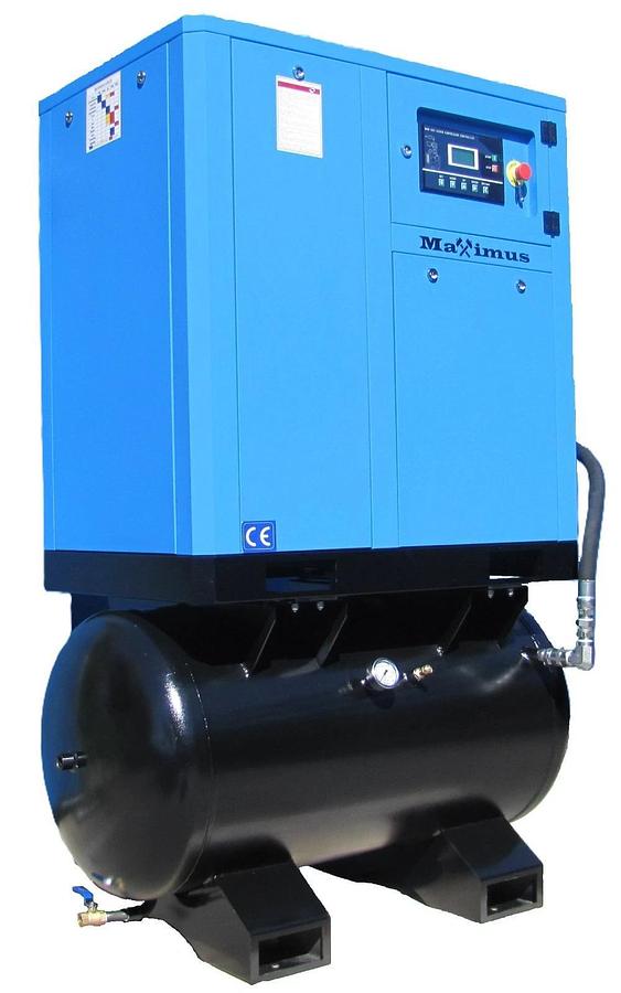 Used 2026 Maximus 20 HP 81 CFM Rotary Screw Air Compressor 460V 3 Phase 80 Gal Tank