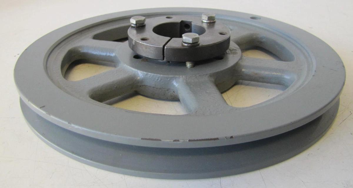 Used Power Drive 1B94SDS Single Groove Sheave Pulley 9.75" OD 1.59" ID