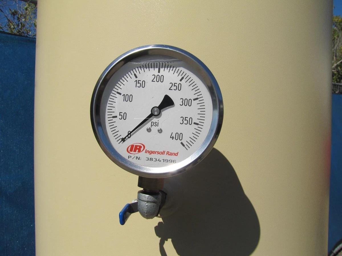 Used Ingersoll Rand 120 Gallon Air Receiver Tank w/ Filter Oil Separator & Regulator