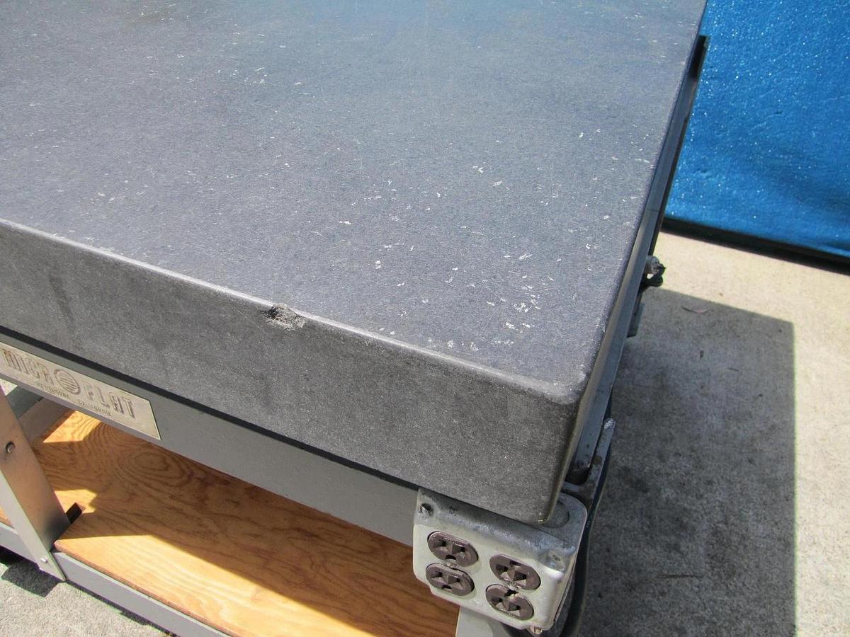 Used Collins Microflat Granite Table 48" x 36" Grade A Inspection Surface Plate