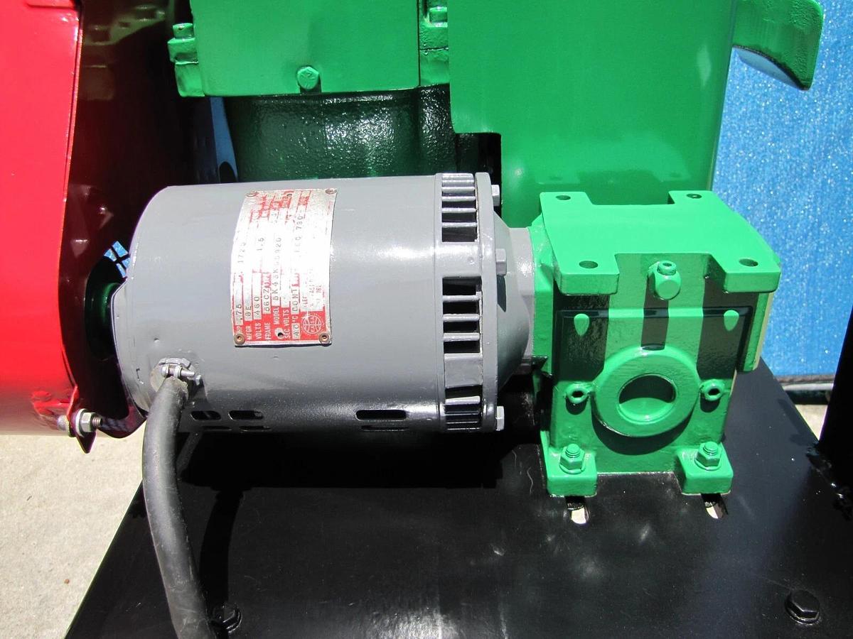 Used Sweed Metal Scrap Banding Wire Recycling Chopper with Wheeled Stand 460V 3PH