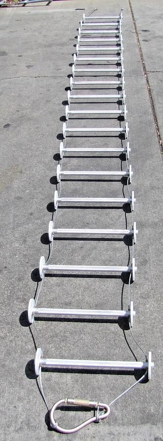 Used Guardian Fall Protection 17 Ft Rapid Deployment Rescue Ladder Rescue System