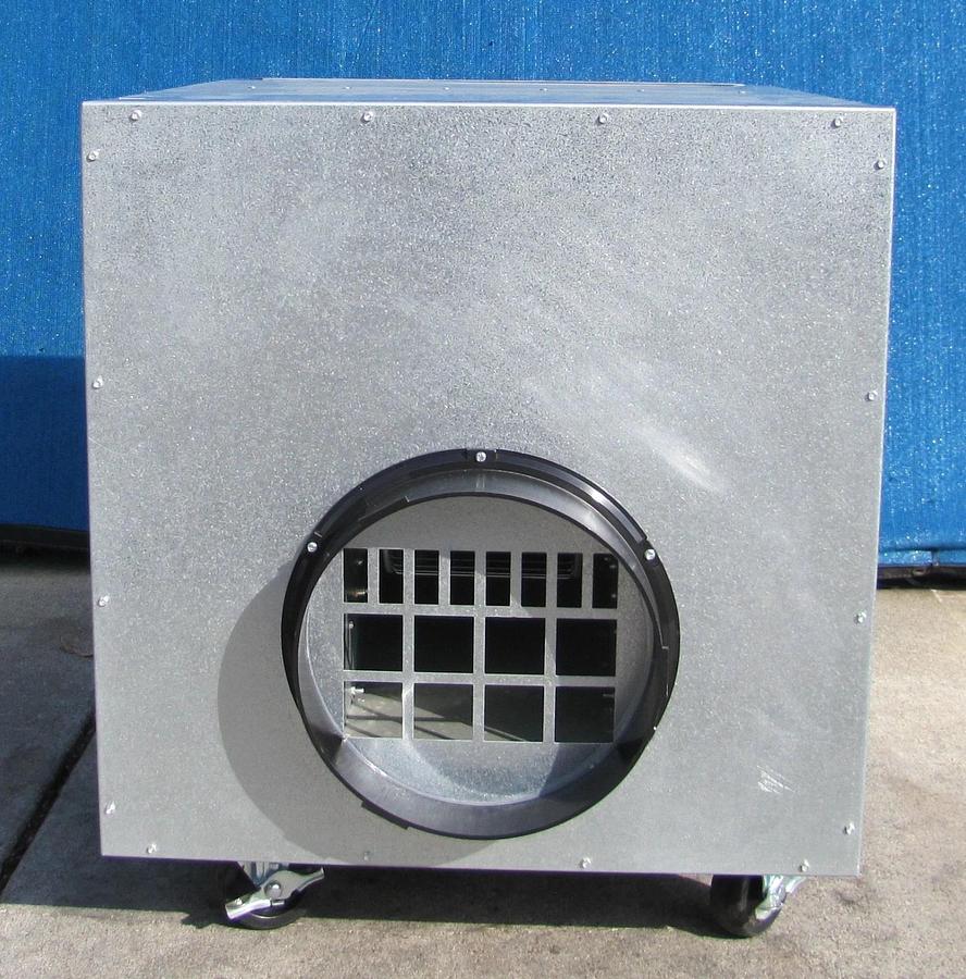 Used Syclone Negative Air Scrubber HEPA Filter 2000 CFM 115V 2 Speed Duct Port 29597