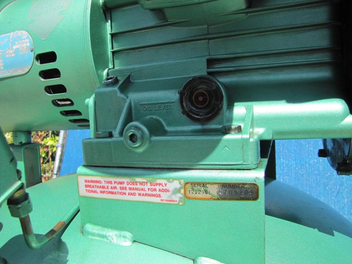 Used SpeedAire 5 HP Upright Piston Air Compressor with 80 Gallon Tank 220V 1 Phase