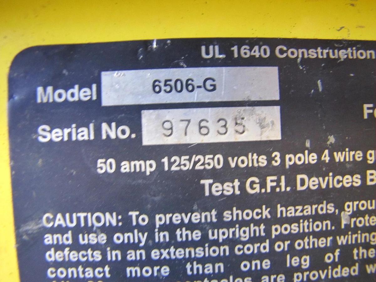 Used CEP 6506-G Spider Temporary Power Distribution Box 50A 125/250V  Twist Lock #2