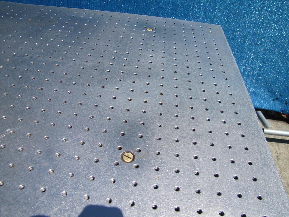 Used Newport NRC 48" x 24" Breadboard Optical Table With Legs Stand 29" High