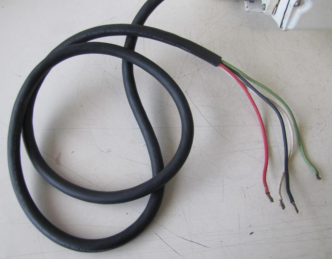 Used Sterling 2 HP Electric Motor 1730 RPM 230/460V 3 Phase 145T 7/8" Dia. Shaft