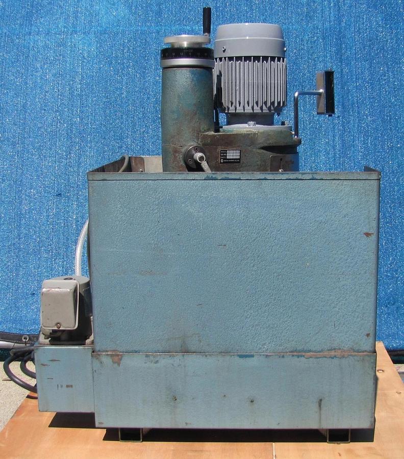 Used Amada 1HP Punch & Die Tool Grinder Sharpener TEG-160E w/ Coolant Pump 230V 3 PH