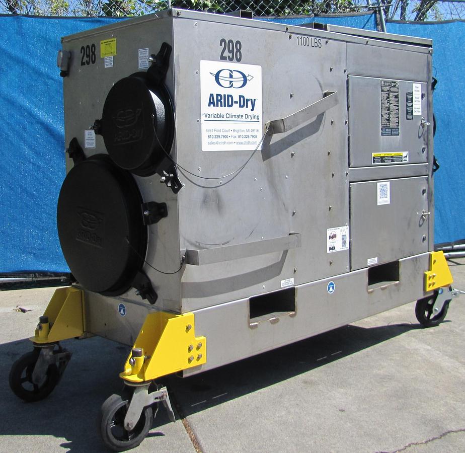Used ARID Dry MS-2400/2000 Skid Mounted Desiccant Dehumidifier 2000 CFM 460V 3 PH