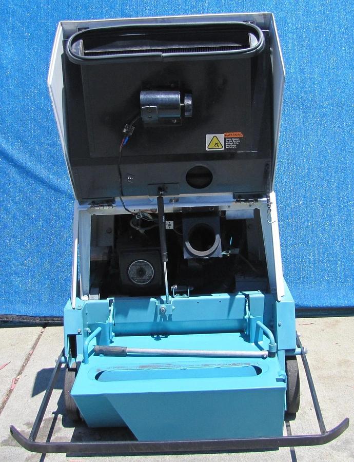 Used Tennant 186 Walk Behind Self Propelled Floor Sweeper Kohler Propane Engine