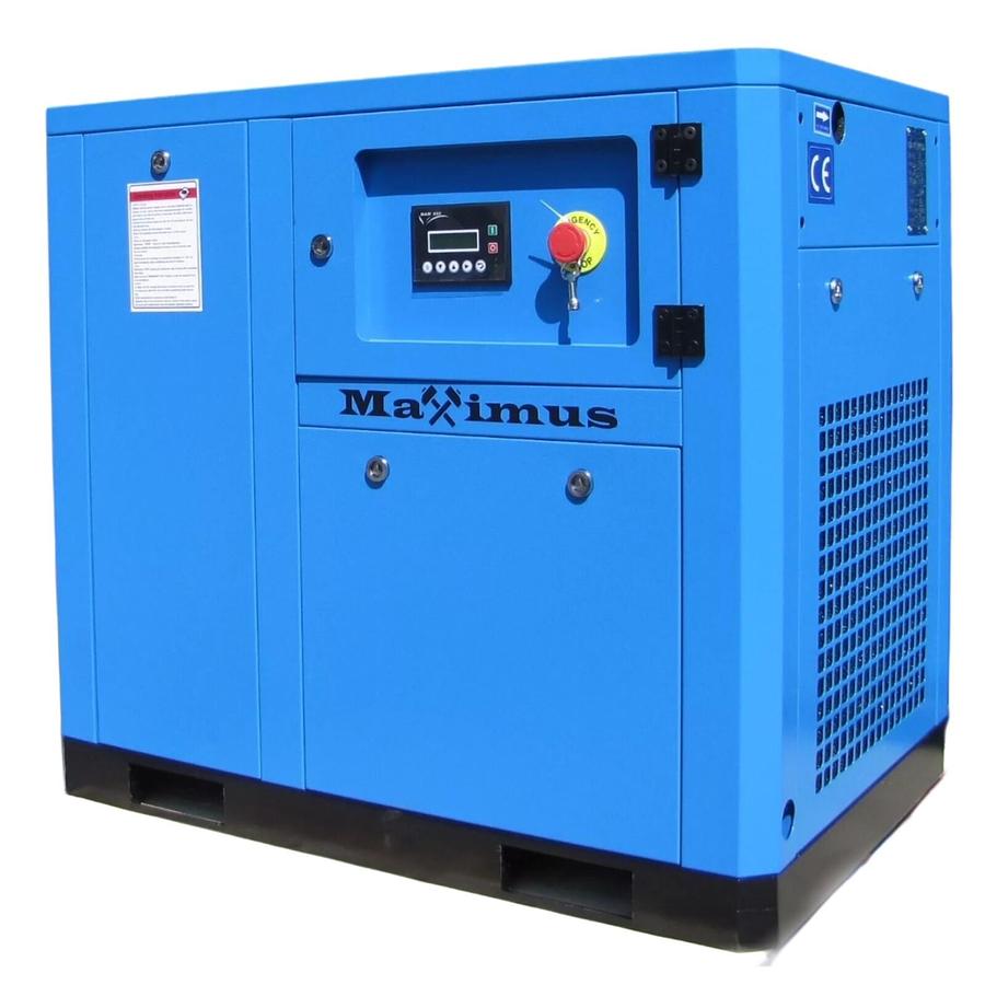 Used Maximus 10 HP Rotary Screw Air Compressor 460V Three Phase 38.8 CFM