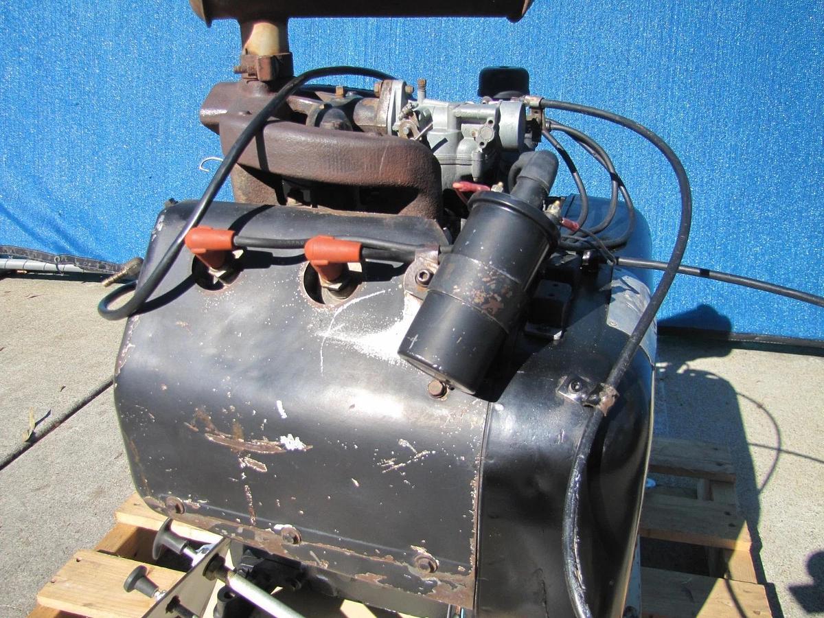 Used Wisconsin 35 HP W4-1770 Gasoline 4-Cylinder Engine Air Cooled With Controls