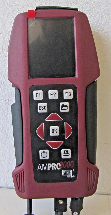 Used MRU Ampro 2000 Handheld Combustion Emissions Analyzer w/ Probe