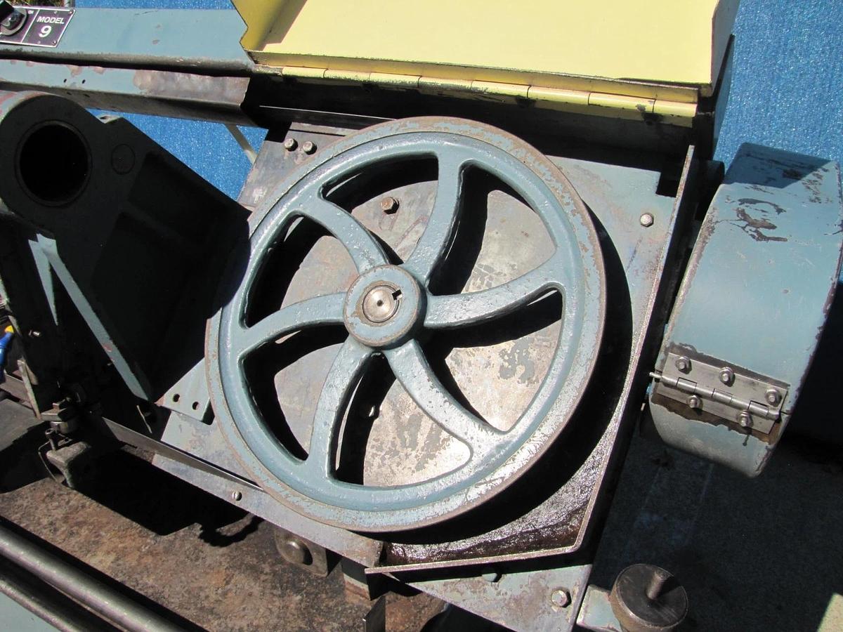 Used Delta Rockwell Model 9 Horizontal Metal Bandsaw 1 HP 220V 3PH Coolant Pump Vise