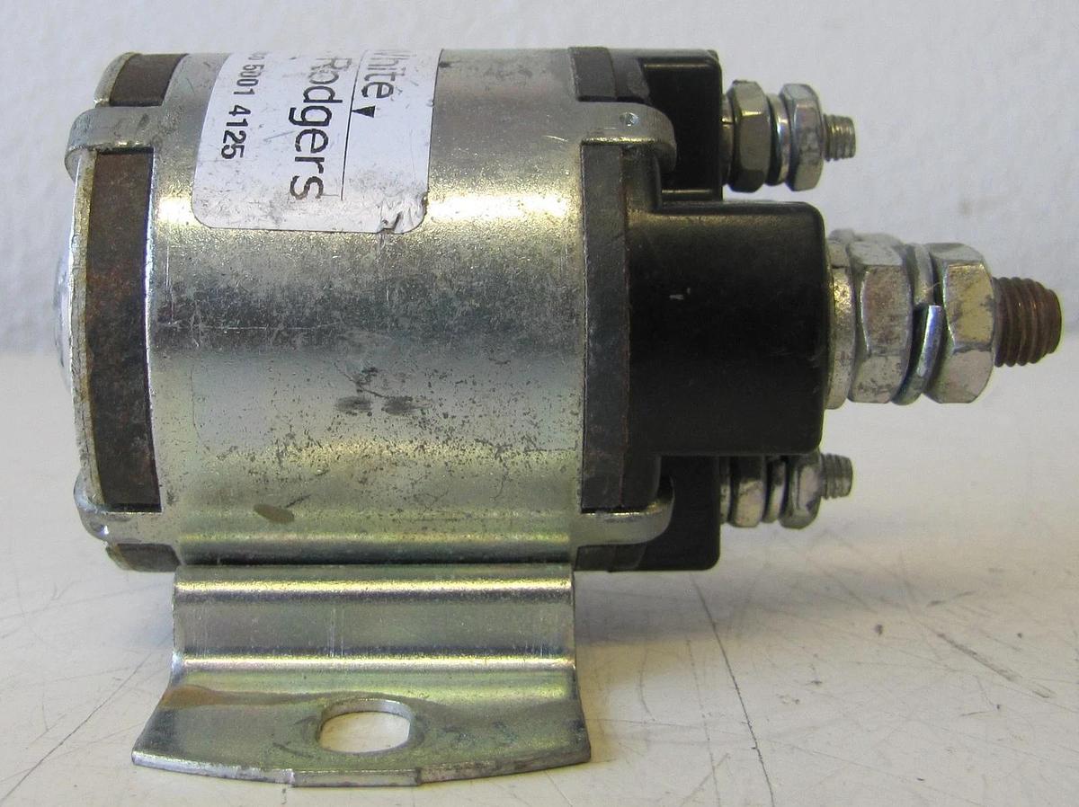 Used White Rodgers 124-114111-2 24V DC Soleniod 100 Amp SPNO 24 VDC Continous