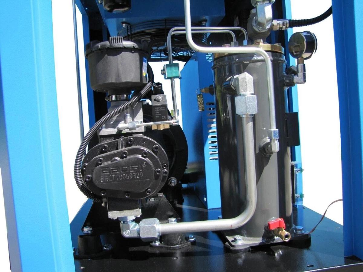 Used Maximus 10 HP Rotary Screw Air Compressor 460V Three Phase 38.8 CFM