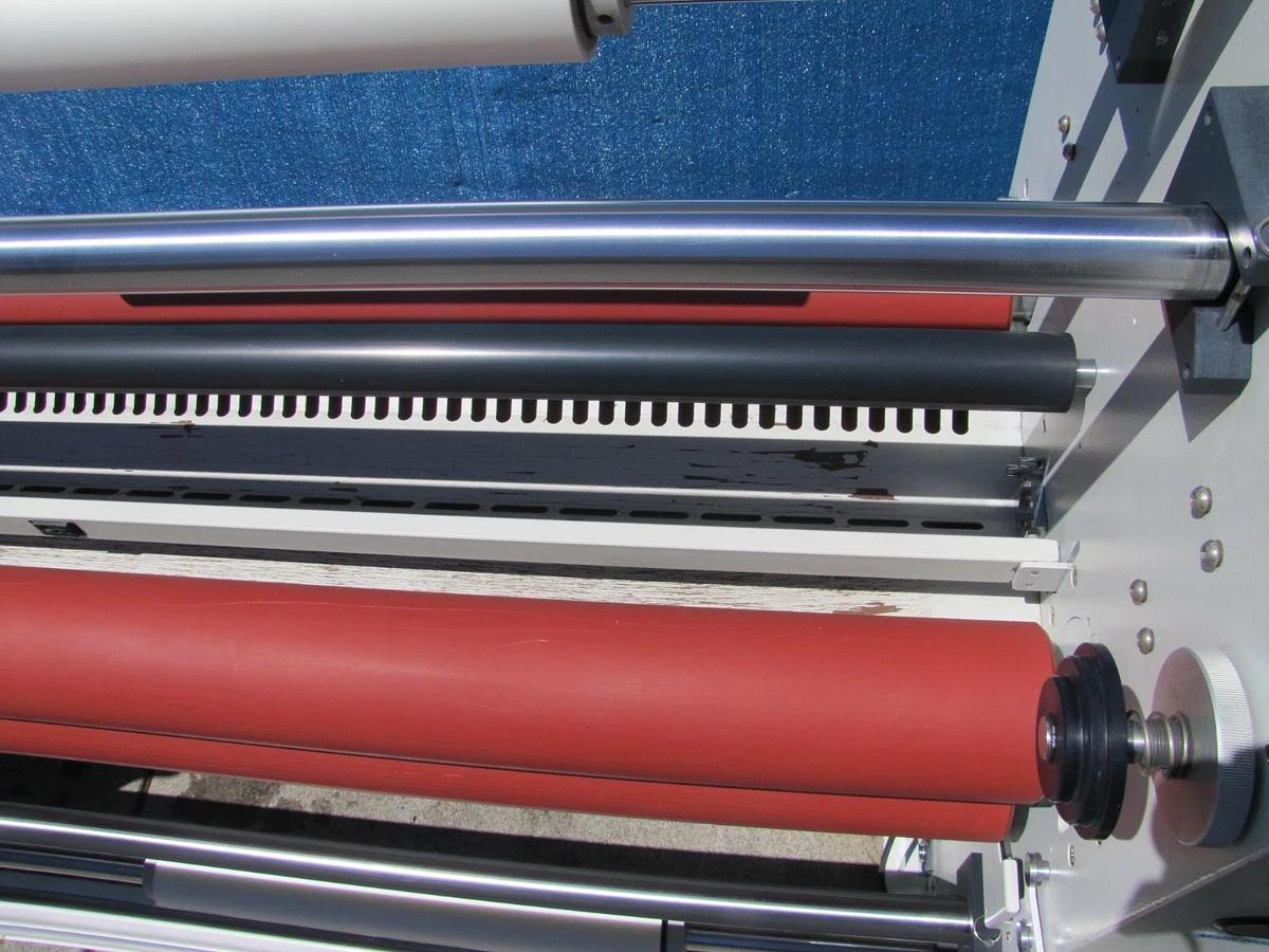 Used GBC 4064WF 64 Inch Wide Format Heated Roller Laminator 220V 1 Phase Industrial