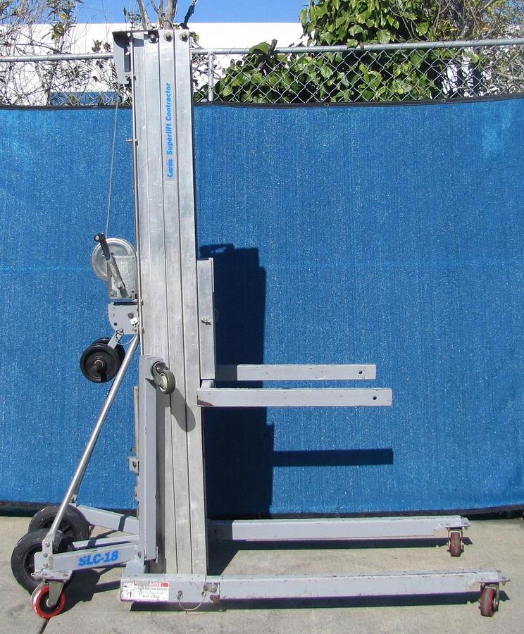Used 2016 Genie SLC-18 Superlift Material Lift 18ft Height 650 lbs Max Capacity