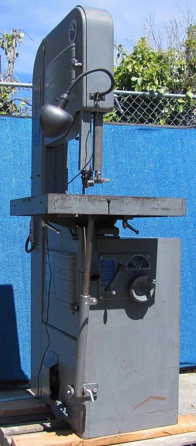 Used Rockwell 28-500 Vertical Band Saw Variable Speed 1HP 230V 1PH New Bi-Metal Blade