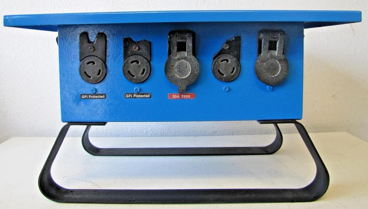 Used CEP 6506-S Spider Temporary Power Distribution Box 50A 125/250V 3P 4W Twist Lock