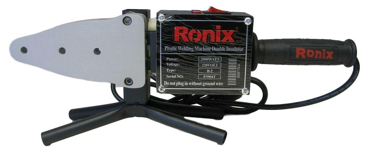Used Ronix HDPE PE Pipe Fusion Butt Welder Socket Heater Machine 20 to 25mm 220V