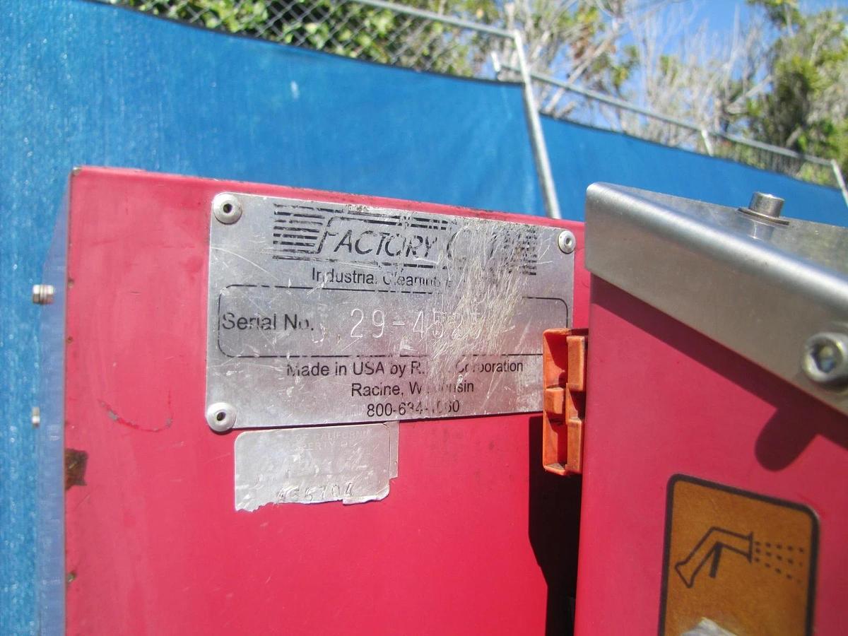 Used Factory Cat Walk Behind Floor Scrubber 29" Path 24VDC Battery System W/ Charger