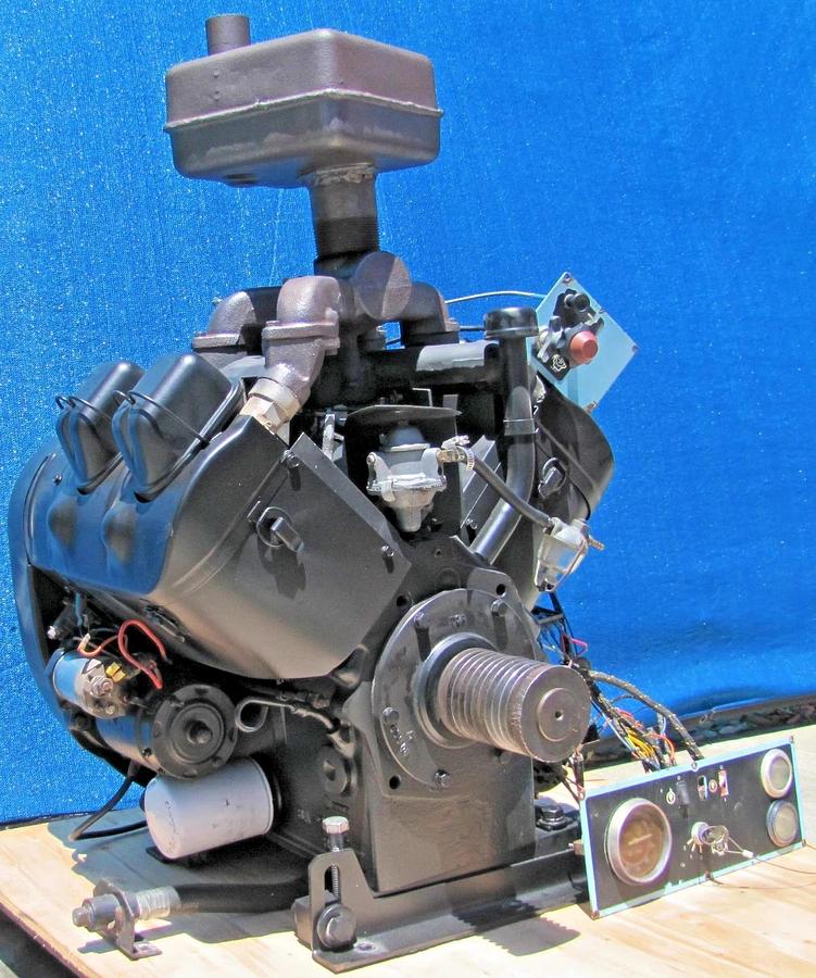 Used Wisconsin V465D1 4-Cylinder Gasoline Engine Spec 467452 New Carburetor