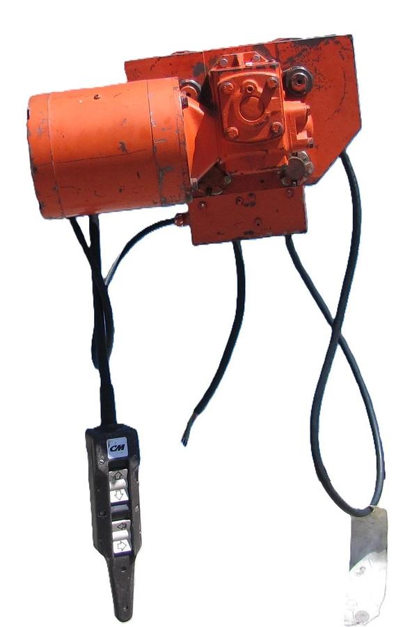 Used CM 3 Ton Series 635 Electric Motor Driven Trolley 230V 3 phase for a CM Hoist