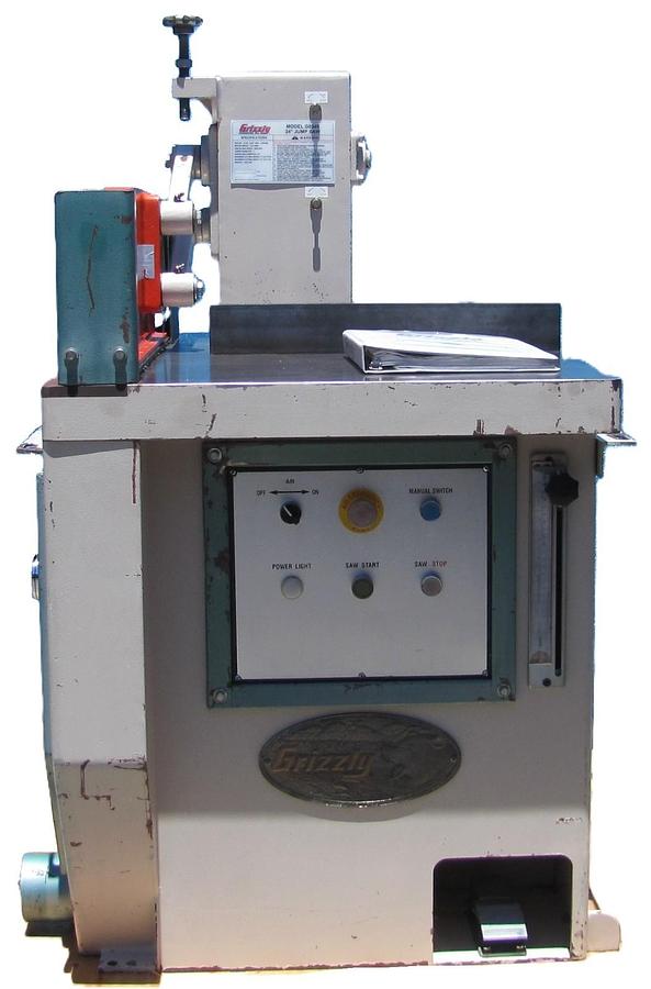 Used Grizzly G0549 24" Upcut Jump Saw 8" Cutting Capacity 15HP 230V 3 Phase Pneumatic