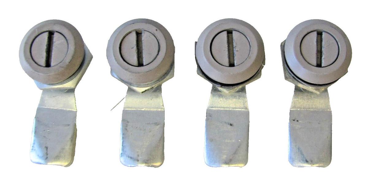 Used Lot of 4 CompAir Leroi Air Compressor Door Panel Cam Locks