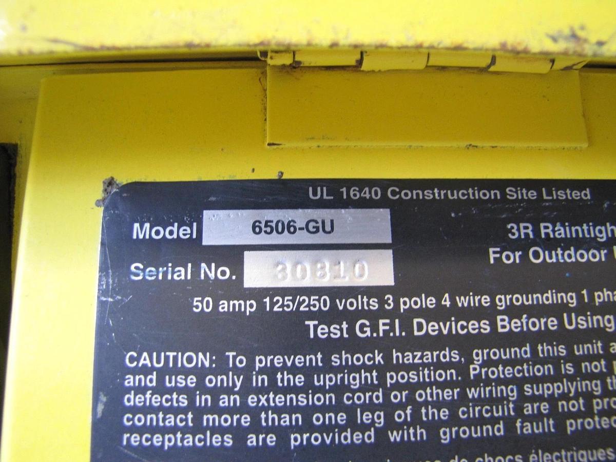 Used CEP 6506-GU Spider Power Distribution Box 50A 125/250V  3P 4W Household Outlets