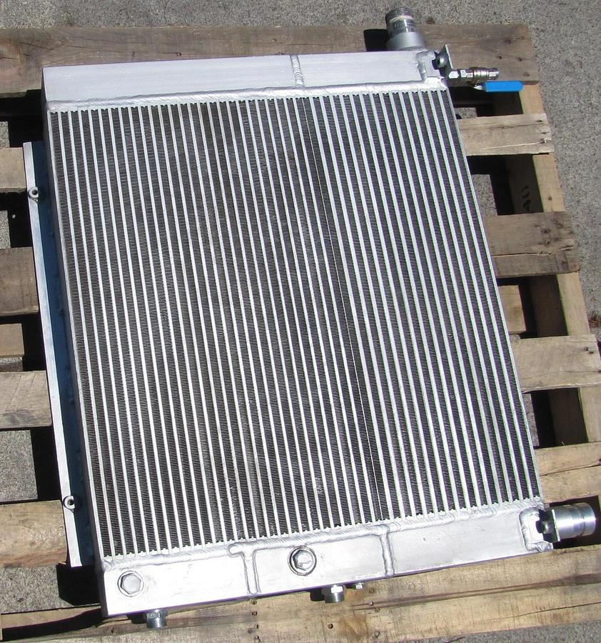 Used Gardner Denver Combination Oil Cooler ZS1069285 for 40 HP Air Compressor L23-29D