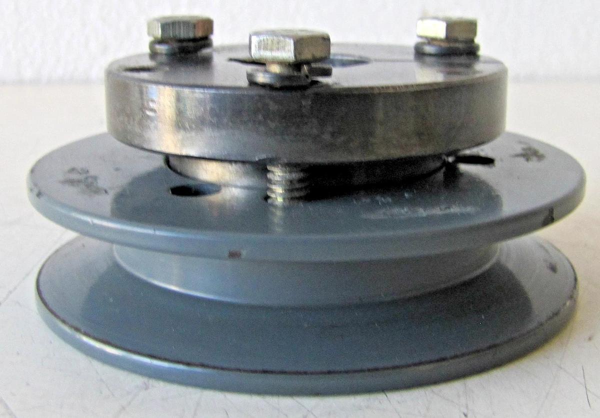 Used Amec Single Groove Pulley 3.75" OD 1B34SH With 7/8" ID Bushing