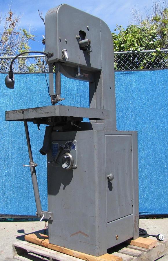 Used Rockwell 28-500 Vertical Band Saw Variable Speed 1HP 230V 1PH New Bi-Metal Blade