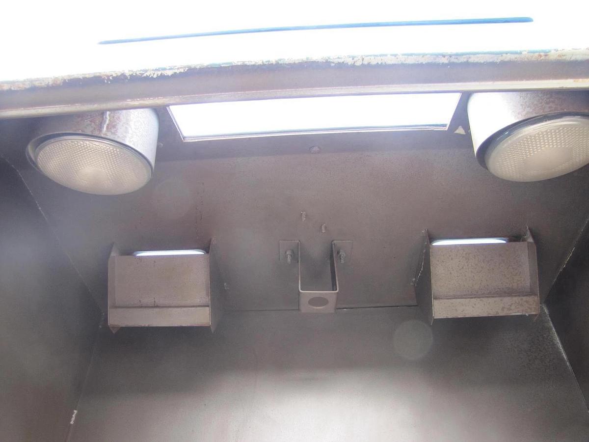 Used Process Systems Sand Blast Blasting Cabinet with Dust Bag Collector New Gloves