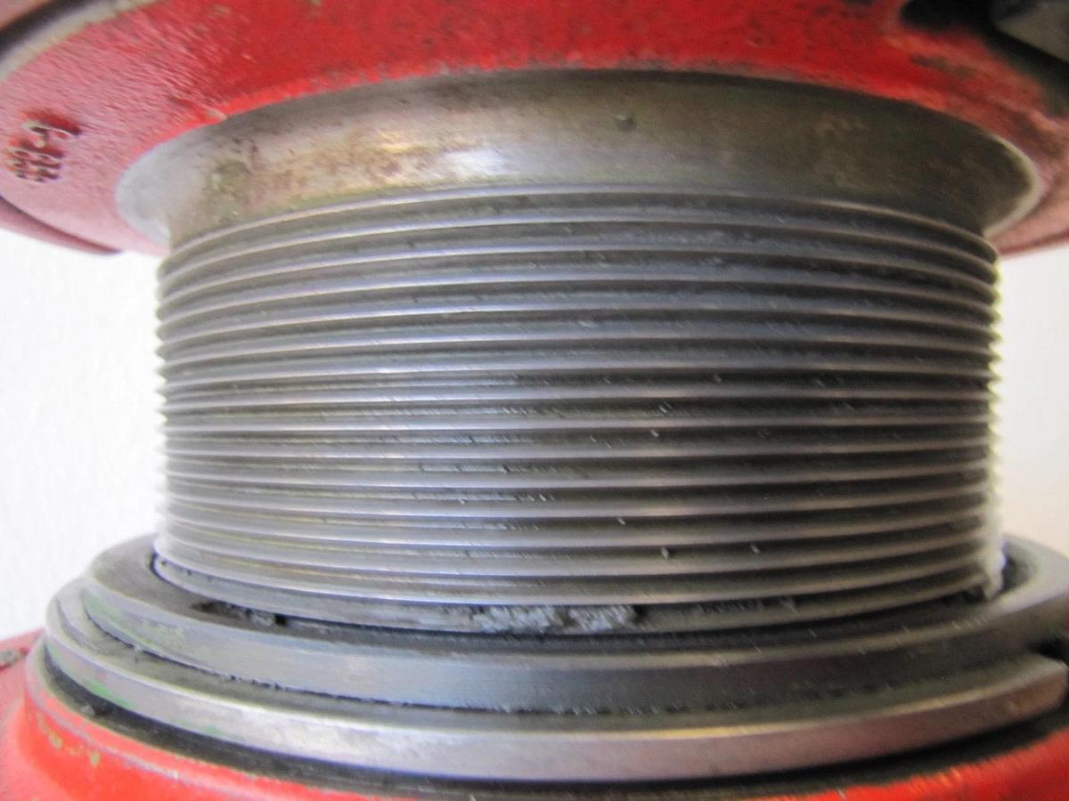 Used Ridgid 141 Receding Geared Pipe Threader 2-1/2" to 4" Jam Proof w/ Extras