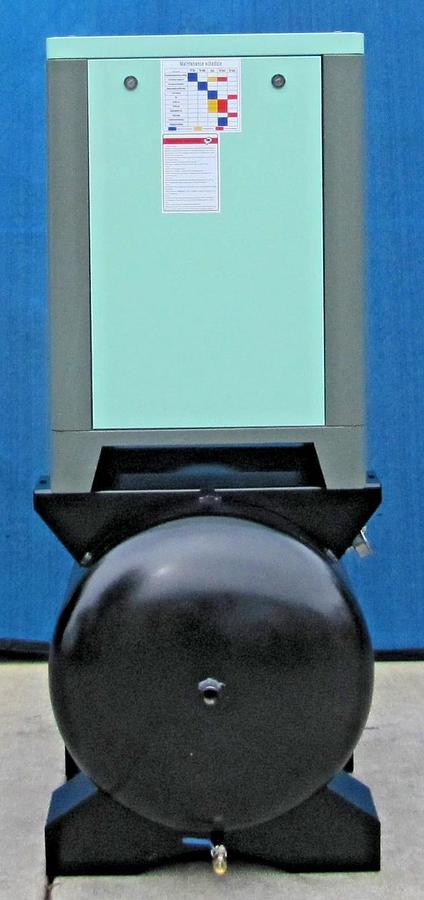 Used 2026 Maximus 10 HP Rotary Screw Air Compressor VFD 230V Single Phase on 60G Tank