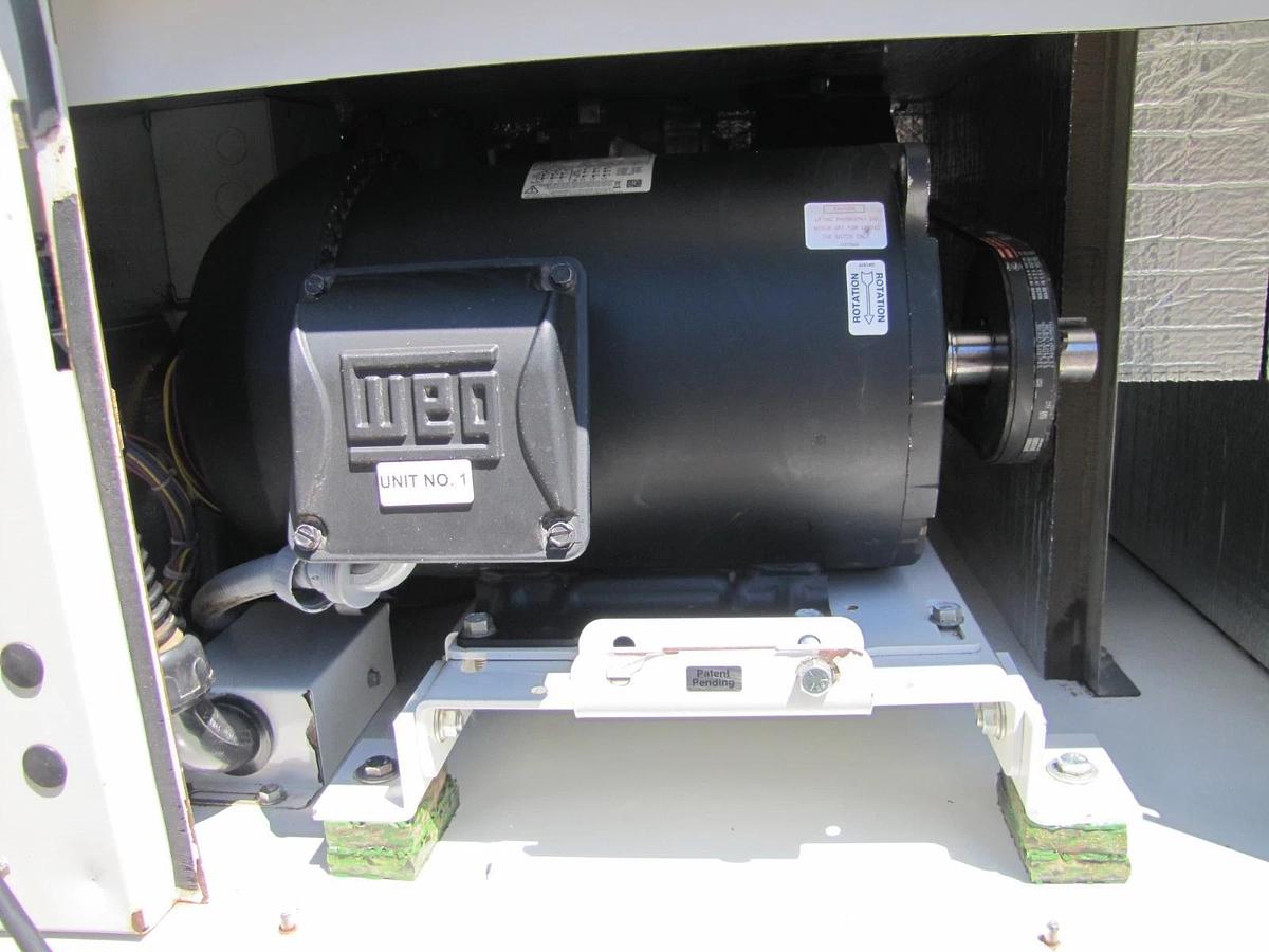 Used Powerex WhisperAIR Oil Less Dual 7.5 HP Scroll Compressor 200 Gallon Tank AS IS