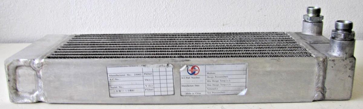 Used Chicago Pneumatic QRS10 Oil Cooler 2202815601 2202 8156 01 Air Compressor Part